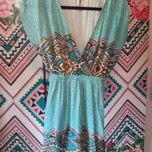 None Dresses & Skirts - Colorful Tunic Dress